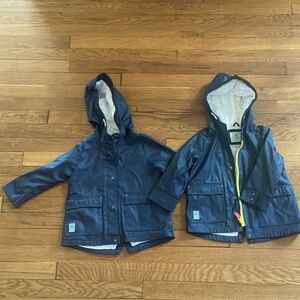Zara kids raincoat in Navy. 2 available size 3-4T